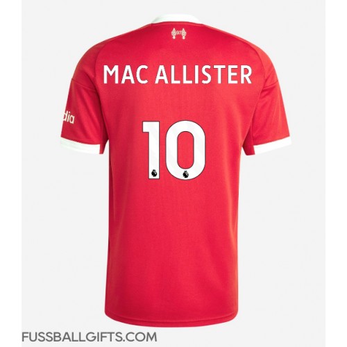 Liverpool Alexis Mac Allister #10 Fußballbekleidung Heimtrikot 2025-26 Kurzarm